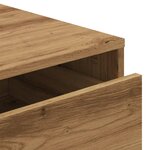 vidaXL Commode d'angle chêne artisanal 40x41x76 cm bois d'ingénierie