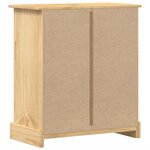 vidaXL Commode Corona 80x43x91 cm bois massif de pin