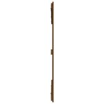 vidaXL Tête de lit murale Marron miel 159 5x3x110cm Bois massif de pin
