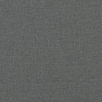 vidaXL Cadre de lit Gris foncé 90x200 cm Tissu
