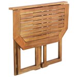vidaXL Ensemble de bistro 4 Pièces Bois d'acacia solide