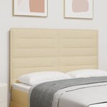 vidaXL Tête de Lit Ligne Design Crème 72 cm Tissu