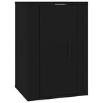 vidaXL Meubles TV muraux 2 Pièces Noir 40x34 5x60 cm