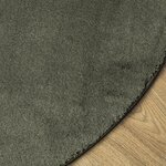 vidaXL Tapis 'HUARTE' à poils courts  doux et lavable Vert forêt 100x200 cm