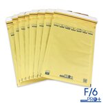 Lot de 100 enveloppes à bulles pro+ marron f/6 format 210x335 mm