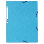 Chemise 3 Rabats À Élastiques Carte Lustrée 400g/m2 - A4 - Couleurs Assorties - X 50 - Exacompta