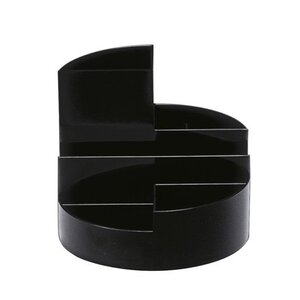 Organisateur de bureau rundbox 6 compartiments Noir MAUL