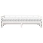 vidaXL Lit de jour et lit gigogne et matelas 90x200 cm bois pin massif