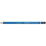 Crayon papier mars lumograph 100 mine 2 mm bleu 9b x 12 staedtler