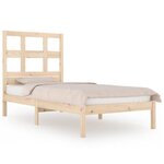 vidaXL Cadre de lit sans matelas 90x200 cm bois de pin massif