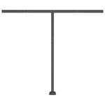 vidaXL Auvent automatique sur pied 300x250 cm Anthracite