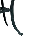 vidaXL Table de jardin vert 53x53x53 cm aluminium coulé