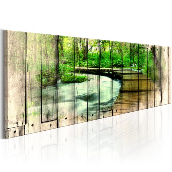 Tableau - forestry memories  l x h en cm 135x45