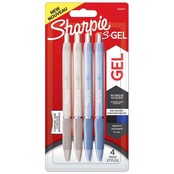 Stylo encre gel s-gel fashion  0 7 mm  assorti sharpie