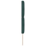 vidaXL Dossier LED Vert Foncé 100 cm Velours