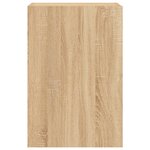 vidaXL Meubles TV muraux 2 Pièces chêne sonoma 40 5x30x60 cm