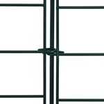vidaXL Ensemble de clôture de jardin arquée 77 5x78 5 cm vert
