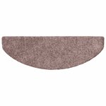 vidaXL Tapis d'escalier auto-adhésif poinçon aiguilleté 15 Pièces crème