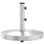 vidaXL Base de parasol pour mâts Ø32/38/48 mm 25 kg rond