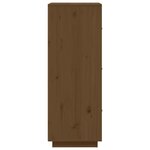 vidaXL Buffet haut Marron miel 34x40x108 5 cm Bois massif de pin
