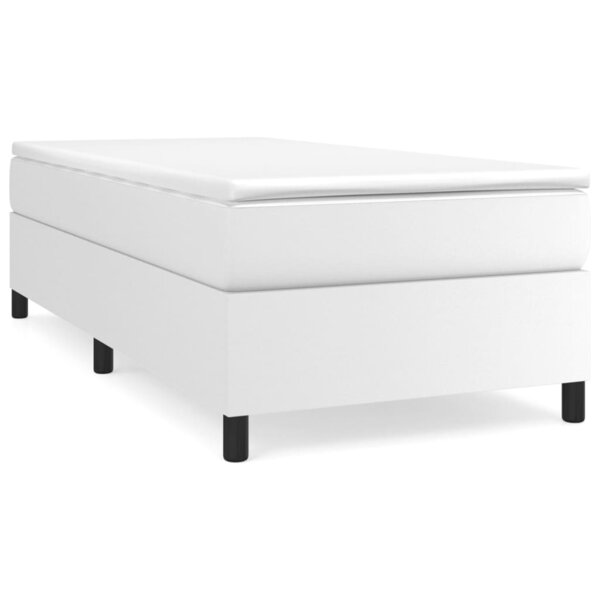 vidaXL Cadre de lit sans matelas blanc 80x200 cm similicuir