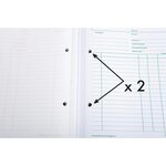 Manifold Factures 29 7x21cm 50 Feuillets Triple Autocopiant Billingue - Blanc - X 5 - Exacompta
