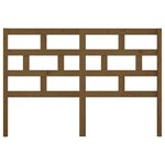 vidaXL Tête de lit Marron miel 156x4x100 cm Bois massif de pin