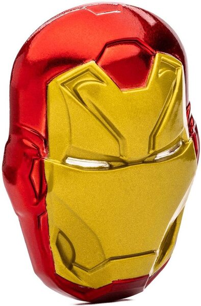 Pièce de monnaie en Argent 5 Dollars g 62.2 (2 oz) Millésime 2024 IRON MAN HELMET