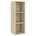 vidaXL Ensemble de meubles TV 4 Pièces Chêne sonoma Bois d'ingénierie