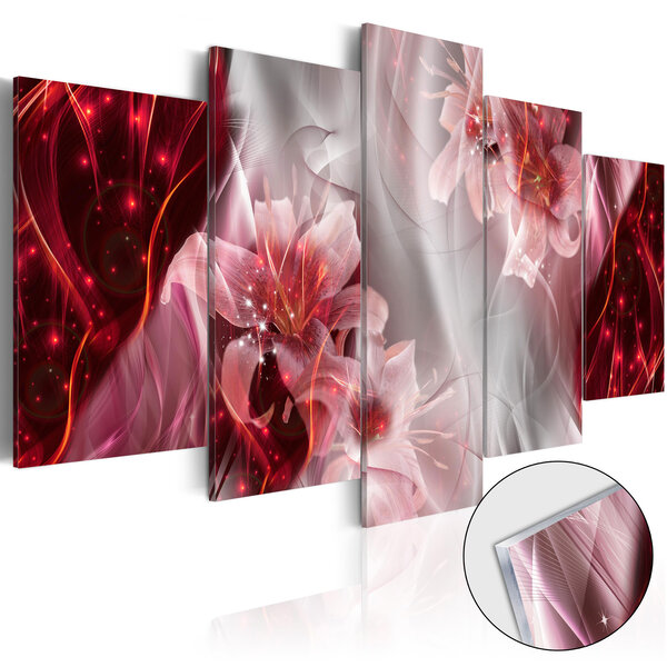 Tableau sur verre acrylique - incarnadine comet [glass] l x h en cm 200x100
