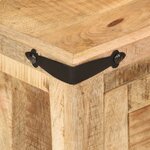 vidaXL Table de chevet 40x35x50 cm bois de manguier massif