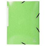 Chemise À Élastiques 3 Rabats Maxi Capacity Carte Lustrée Pelliculée Iderama - A4 - Couleurs Assorties - X 40 - Exacompta