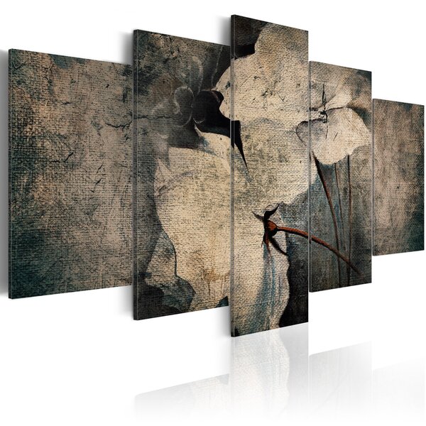 Tableau - flowers of melancholy l x h en cm 100x50