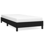 vidaXL Cadre de lit Noir 100x200 cm Tissu