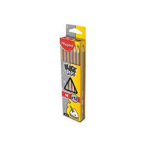 Boite de 12 Crayons à papier BLACK'PEPS H MAPED
