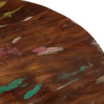 vidaXL Dessus de table Ø 60x2 5 cm rond bois massif de récupération