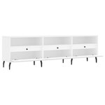 vidaXL Meuble TV blanc 150x30x44 5 cm bois d'ingénierie