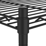 vidaXL Étagère de rangement 5 niveaux 90x35x180 cm Noir 250 kg