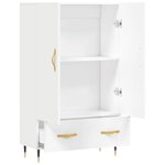 vidaXL Buffet haut blanc 69 5x31x115 cm bois d'ingénierie