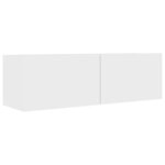 vidaXL Ensemble de meubles TV 8 Pièces Blanc Bois d'ingénierie