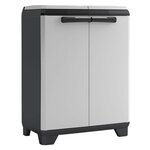 Keter Armoire de recyclage Split Premium gris et noir 92 cm
