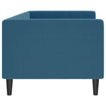 vidaXL Lit de repos bleu 80x200 cm velours