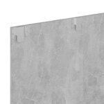 vidaXL Meuble TV mural Gris béton 120x23 5x90 cm Aggloméré