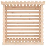 vidaXL Support pour bois de chauffage 108x73x108 cm Bois de pin