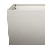 vidaXL Jardinière 35x35x75 cm acier corten
