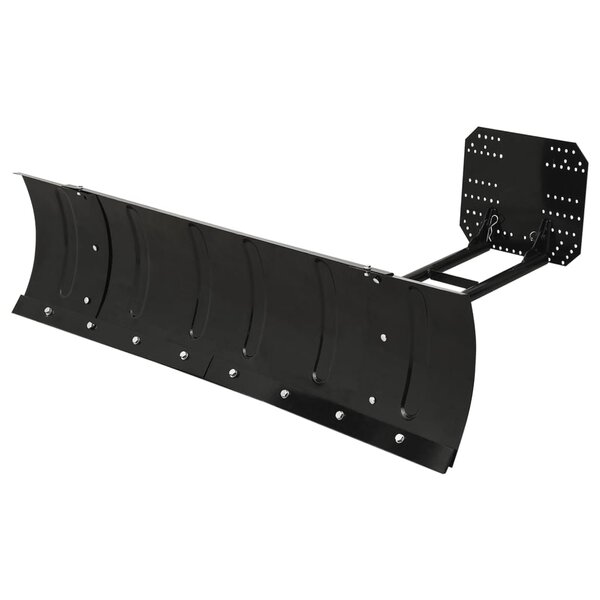 vidaXL Chasse-neige pour VTT 150x38 cm Noir