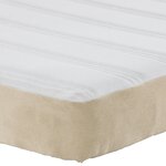 Matelas à ressorts ensachés vidaXL Vert clair Gris Moyen 90x190x20 cm Tissu