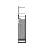 vidaXL Ensemble d'armoires de salle de bain 4 Pièces sonoma gris