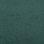 vidaXL Lit avec matelas vert foncé 90x190 cm velours