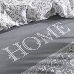Parure de lit housse de couette 220 x 240 + 2 taies d oreiller 63 x 63
